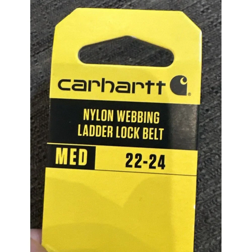 Carhartt Nylon Webbing Ladder Lock Belt WB5661-K Size M. 22-24 New‎ Boys